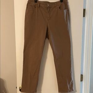 Chico's So Slimming Tan Jeans 2.5R